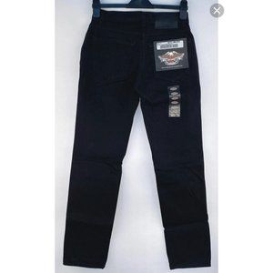 NWT Vintage Harley Davidson Classic Women's McJean Denim Size 8 Black